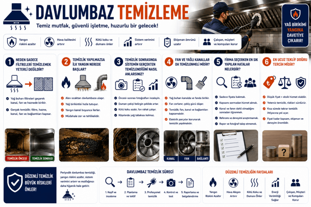 davlumbaz temizleme