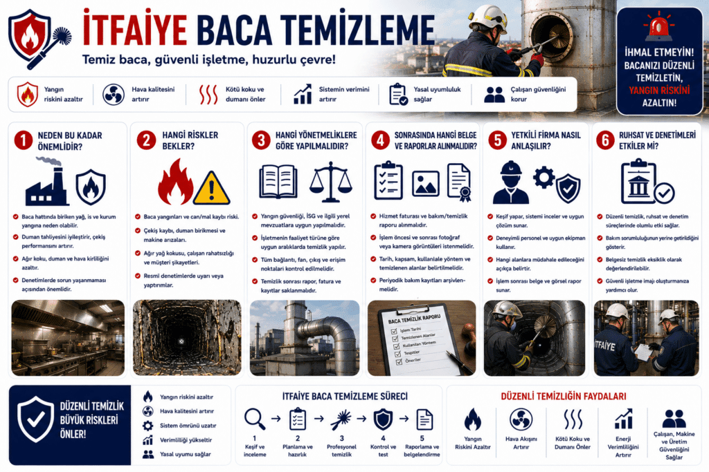 itfaiye baca temizleme