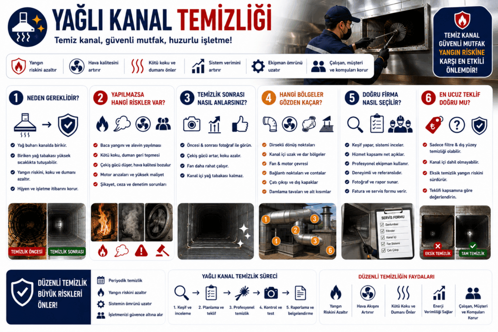 yağlı kanal temizliği